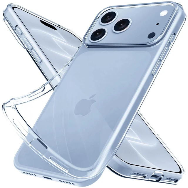 Main image of Silicone Clear for iPhone 18 Pro Case,Thin with Comfortable Grip | Soft Slim-Fit TPU iPhone 18 Pro Phone Cover,Non-Slip,Shockproof Protection,Scrath-Resistant