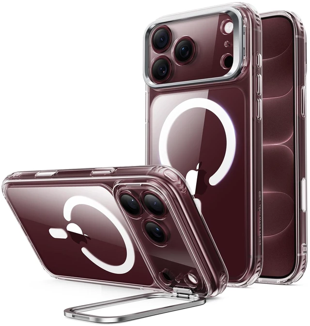 Main image of Classic Hybrid for iPhone 18 Pro/17 Pro Case with Flex Stand, Clear | Long-Lasting Anti-Yellowing, Camera Kickstand, Compatible with MagSafe, 4X Military-Grade Protection, Magnetic Phone Case