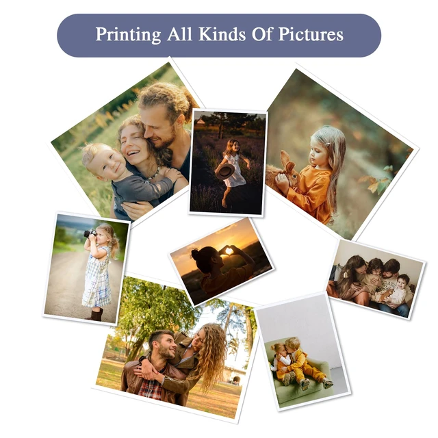 Alt view image 7 of 7 - Photo Paper 4x6, 5x7, 8x10 inch, Glossy Photo Papers 150 Sheets, Inkjet Printer Photo Paper for Dye Ink, 200 GSM (50 Sheets of each size 4x6, 5x7, 8x10)