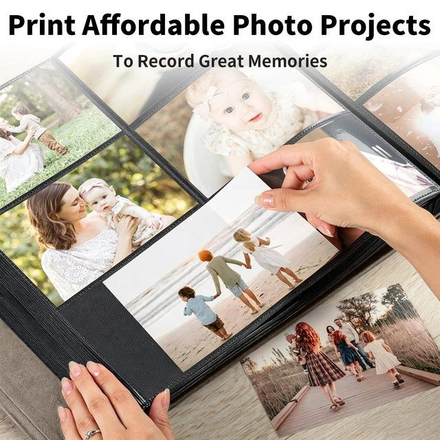 Alt view image 4 of 7 - Glossy Photo Paper 8.5 x 11, 37 Sheets Inkjet Printer Photo Paper | Quickdrying & Smudgeresistant; Vibrant Print Colors. Ideal for DIY Projects, Scrapbooking, and Brochures (200gsm/54lb)