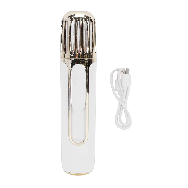 Alt view image 7 of 7 - Facial Mister USB Rechargeable, Nano Mist Sprayer with Dual Nozzles, Portable Cool Mist Sprayer for Face Hydrating, Makeup Setting (White)