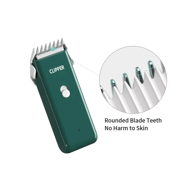Alt view image 3 of 7 - Professional Household Waterproof Low Noise Pet Hair Clippers Electric USB Rechargeable Painless Grooming Tools Hair Grooming Trimmer for Small Medium Dog Cat AP005 Green