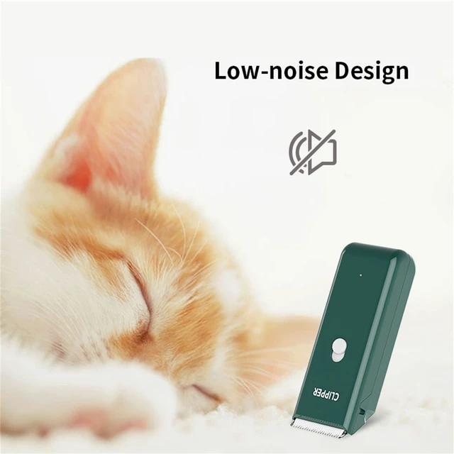 Alt view image 4 of 7 - Professional Household Waterproof Low Noise Pet Hair Clippers Electric USB Rechargeable Painless Grooming Tools Hair Grooming Trimmer for Small Medium Dog Cat AP005 Green