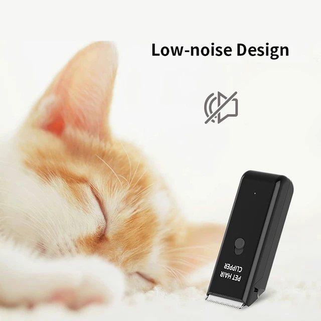 Alt view image 2 of 6 - Dog Cat Home Hair Waterproof Clipper Portable Pet Shaver | Rechargeable Pet Grooming Tool, Low Noise, Cordless Cat Trimmer for Matted Hair