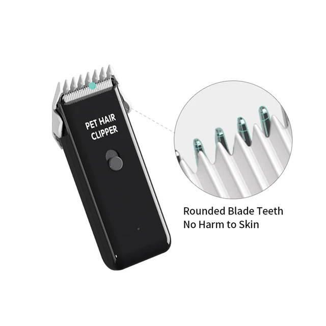 Alt view image 4 of 6 - Dog Cat Home Hair Waterproof Clipper Portable Pet Shaver | Rechargeable Pet Grooming Tool, Low Noise, Cordless Cat Trimmer for Matted Hair