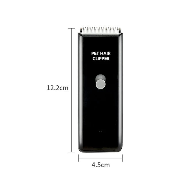 Alt view image 6 of 6 - Dog Cat Home Hair Waterproof Clipper Portable Pet Shaver | Rechargeable Pet Grooming Tool, Low Noise, Cordless Cat Trimmer for Matted Hair