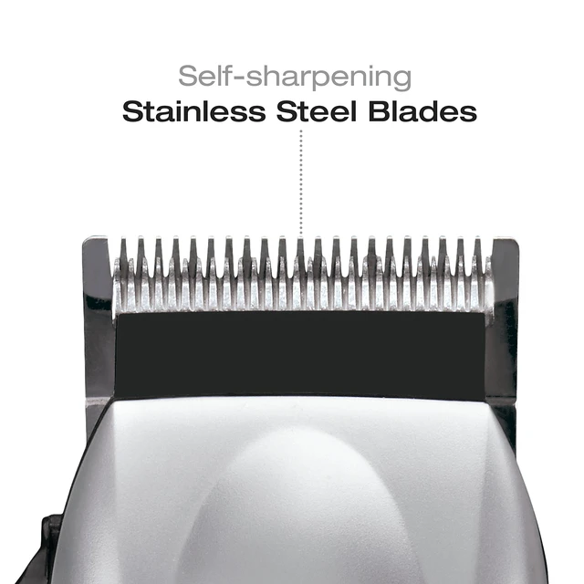 Alt view image 4 of 7 - MAN Hair Clippers for Men, 20-Piece Number Cut Home Hair Cutting Kit