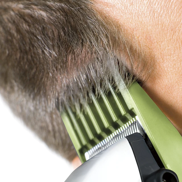 Alt view image 7 of 7 - MAN Hair Clippers for Men, 20-Piece Number Cut Home Hair Cutting Kit