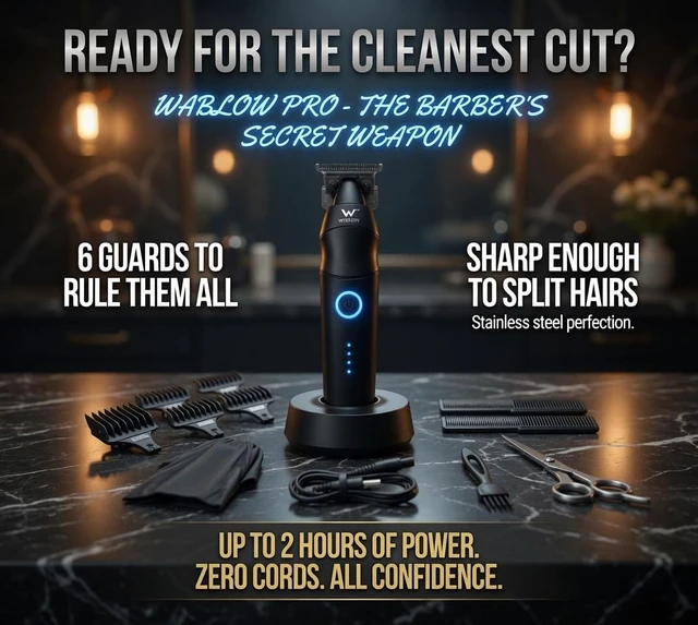 Alt view image 3 of 7 - Hair Clippers for Men,Professional Clippers for Men,beard trimmer for men Cordless Electric Hair Cutting Barber Clippers Rechargeable docking station Zinc Alloy Body Low Noise Guards for Mens (black)