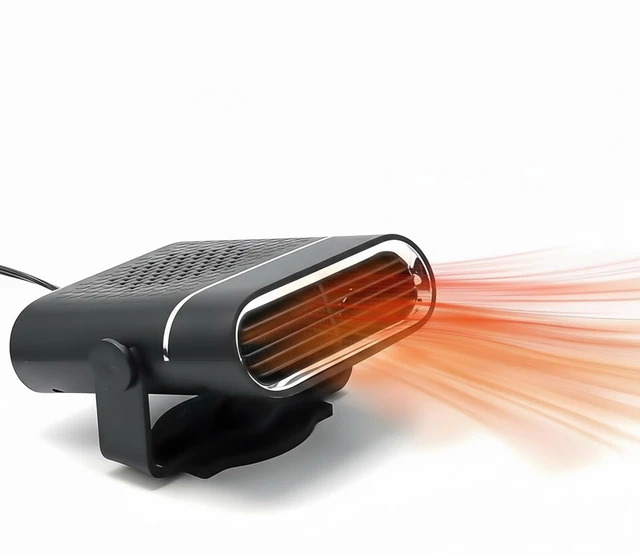 Main image of Car Heater, 12V 150W Portable Car Heater Plug in Cigarette Lighter Fast Heating Defrost Defogger