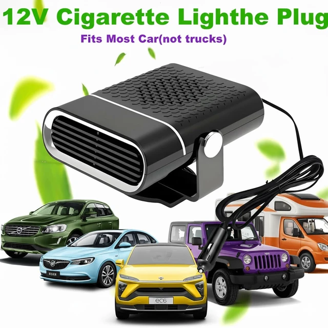 Alt view image 7 of 7 - Car Heater, 12V 150W Portable Car Heater Plug in Cigarette Lighter Fast Heating Defrost Defogger