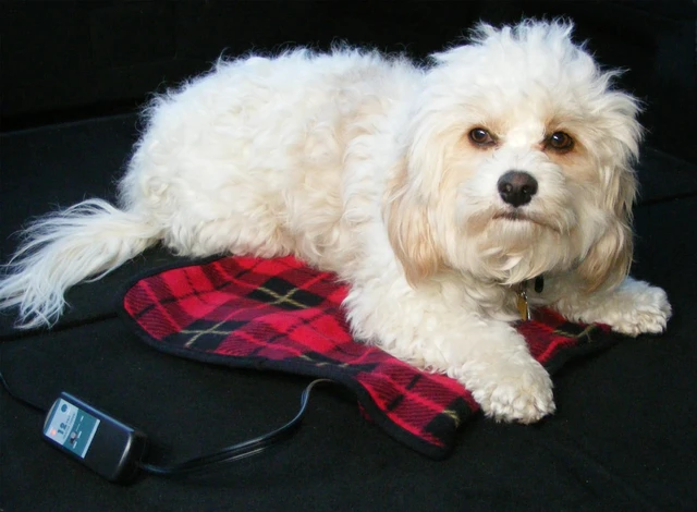 Alt view image 3 of 5 - Trillium Worldwide 12-Volt Heated Mini Travel Pad, Red Plaid, 16 x 16, (TWI-2202)