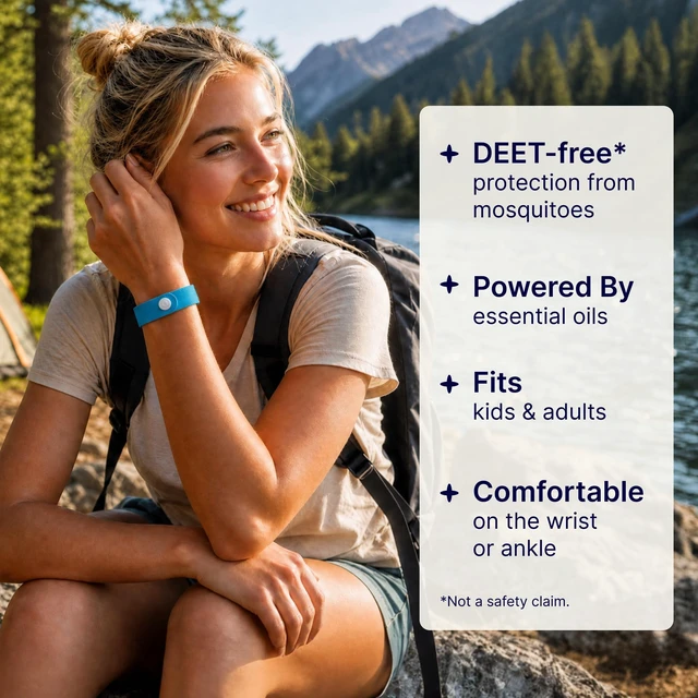 Alt view image 4 of 7 - Mosquito Repellent Bracelets for Kids & Adults, Natural, 20 Pk | Microfiber Bug Bands, DEET-Free, Plant-Based, Individually Wrapped, Easy to Use, For Travel & Outdoors, Hiking, Camping