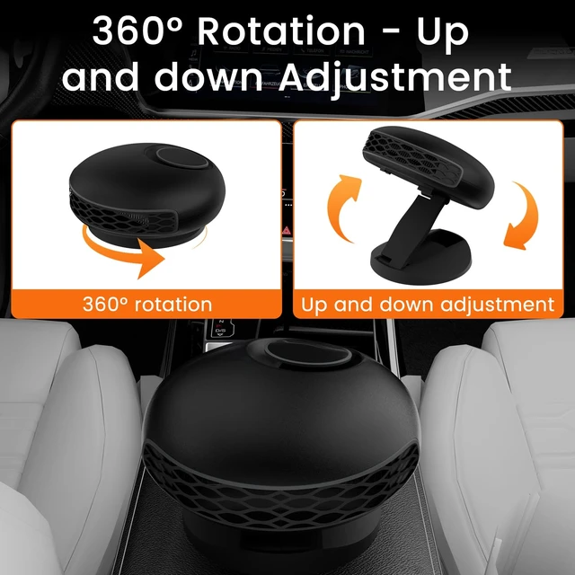 Alt view image 3 of 6 - 12V 150W Car Heater for Car Defroster Windshield Heater | Plug in Car Heater for Fast Heating Defrost Defog, Car Heaters for Vehicle, Plug Into Cigarette Lighter for Cars, SUV & RV