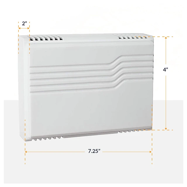 Alt view image 2 of 7 - Electric 2-Tone Door Bell Chime Kit with 16V 10VA Transformer and Lighted Doorbell Push Buttons CKIT1, Doorbell Button, Transformer, and Doorbell Chime Replacement