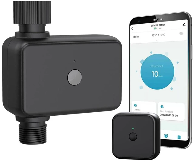 Main image of GIEX WiFi Sprinkler Timer, Smart Garden Hose Water Timer, 2.4GHz WiFi & Bluetooth, Rain Delay, Manual Watering, App & Voice Control, Compatible with Alexa & Google Assistant (WiFi Sprinkler)