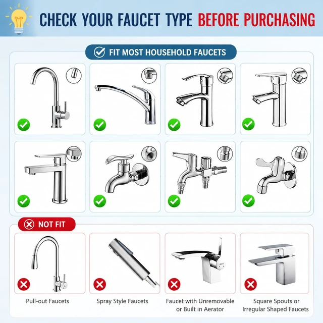 Alt view image 3 of 7 - T9-UF Faucet Water Filter for Kitchen Sink, with Smart Display | NSF/ANSI 42 Certified Tap Water Purifier, 0.01 Micron Ultrafiltration, 400 Gallon Capacity, White, with 1 Replacement
