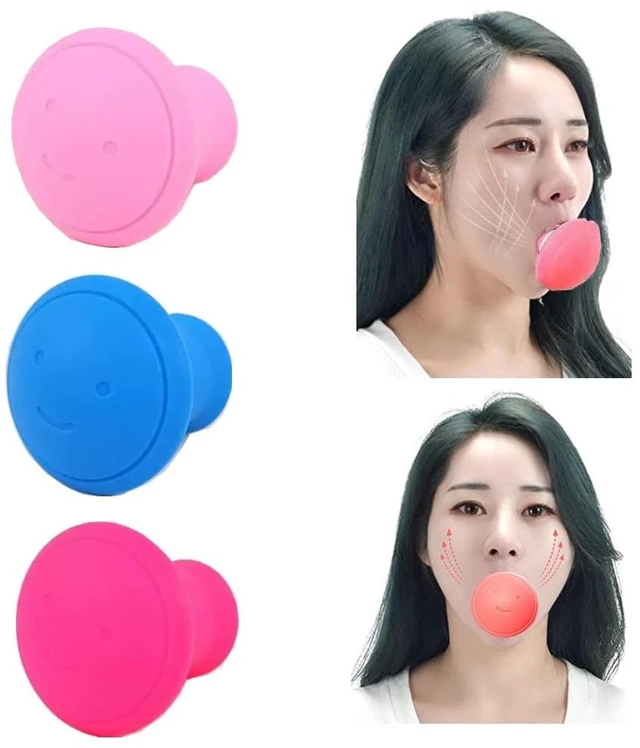 Main image of 3pcs Face Neck Toning Exerciser for Women, Face Lift Skin Firming V Shape Double Chin Exerciser Instrument, Eliminate Nasolabial Folds, Tighten Facial Skin, Portable Anti Wrinkle Mouth Exercise Tool