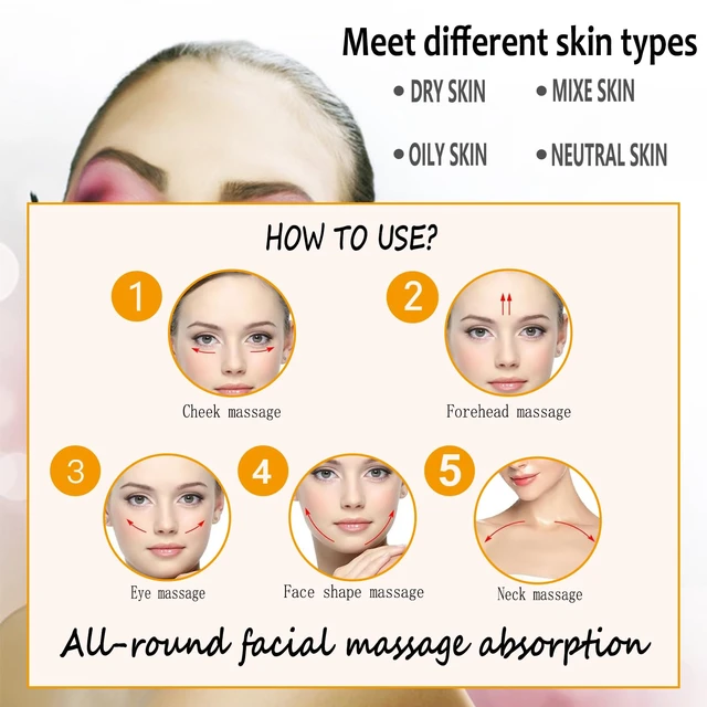 Alt view image 3 of 7 - Beauty Bar Gold Face Massager for Skin Care T-Shape Facial | T-Shape Electric Sign Face Massage Tools for Sensitive Skin Face Pull Tight Firming Lift Facial Face Lifting (Gold)