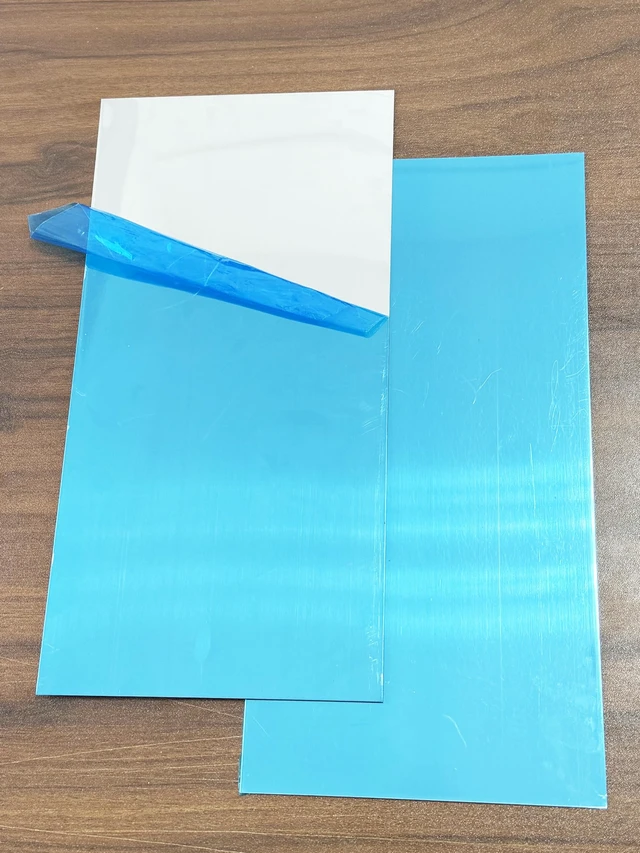 Alt view image 5 of 7 - 430 Stainless Steel Metal Plates,Suitable for Installation Plate Walls, Suitable for Metal Plates in processes, Kitchens, and Offices (2, 0.5mm Thick-6inch x 12inch)