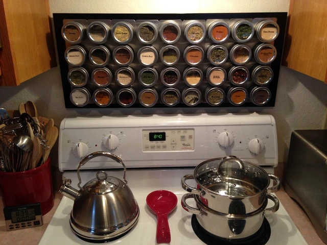 Alt view image 3 of 7 - (200 in²) 20x10 Stainless Steel Sheet Metal with 1mm Thickness | Bulletin Board to Hang Your Magnets, Magnetic Spice Jars, Office, Jewelry, Crafting, Cabinets, Kitchen Splash Guard