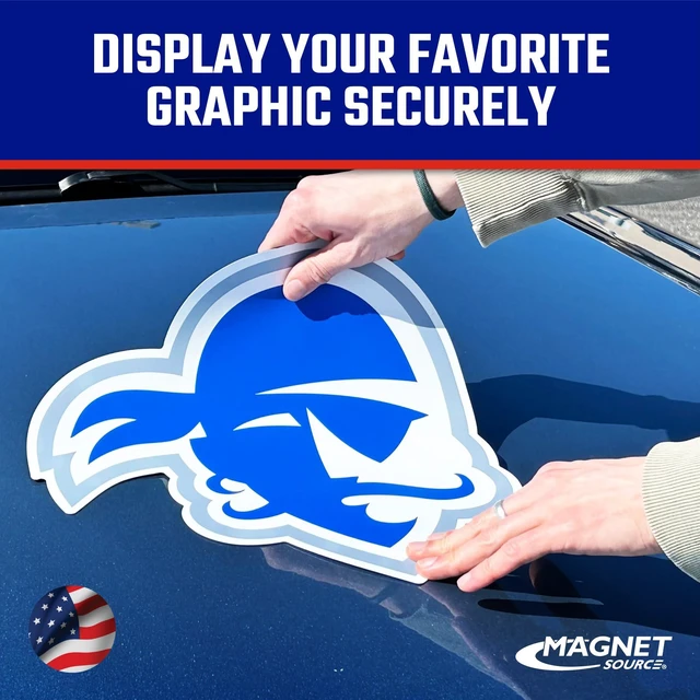 Alt view image 3 of 7 - Flexible Magnetic Sheet - Non-Adhesive Magnet - Ideal for Car Signs - Strong DIY Magnets for Fridge, Dry Erase Board, Crafting - 24.5" L x 12" W - White Vinyl Front - 1-Pack