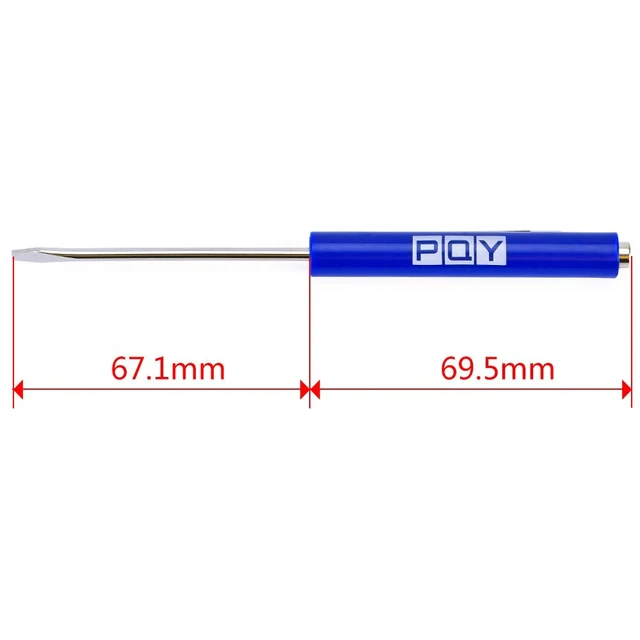 Alt view image 3 of 5 - 10Pcs Mini Pocket Screwdriver with Clip Magnetic Slotted Small Screw Drivers with Flat Head for Mechanical, Electrician (Blue)