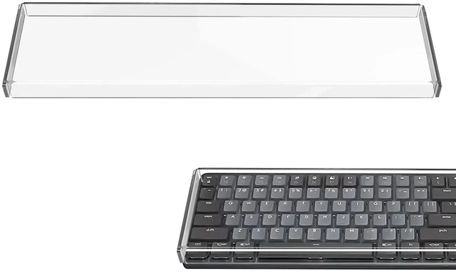 Main image of Full Size Keyboard Dust Cover, Clear Acrylic Keypads Cover for 104 Keys Computer Mechanical Keyboard, Compatible with Logitech MX Mechanical