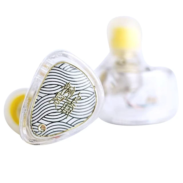 Alt view image 6 of 7 - Wan'er S.G II in Ear Monitor, Gaming IEM Earphones, HiFi Wired Earphones with 10mm Single Dynamic Driver PET Diaphragm, 0.78mm Double pinhole Tangle-Free Detachable Cable (White, 3.5mm)