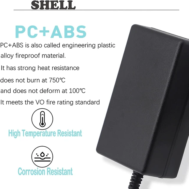 Alt view image 3 of 6 - 24V 1A 24W Power Adapter 100V-240V AC to DC 24 Volt Power Supply Adapter Universal Switching 1000mA 800mA 600mA 300mA 200mA 100mA for 24V LED Light Strip, DVR NVR Surveillance System, CCTV Camera