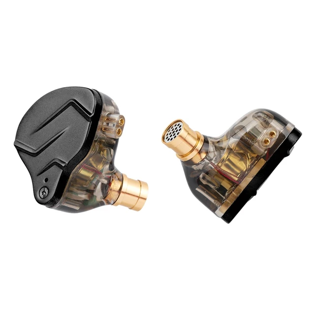 Main image of KZ ZSN PRO X 1BA+1DD Hybrid Driver IEM HiFi Wired Earbuds Metal HiFi in-Ear Monitor with Detachable Recessed 2Pin Cable, Zinc Alloy Panel, without Mic, Grey