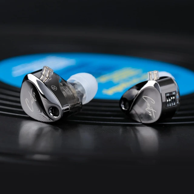 Alt view image 7 of 7 - KZ Castor in Ear Monitor Headphones with Mic, HiFi Improved Bass Earphone Sound Tunable Noise Isolating IEMs, Dual-Dynamic Driver Wired Earbuds, 2PIN-C Detachable Cable for Singers Musicians