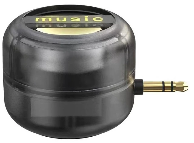 Main image of Mini Portable Plug-in Speaker, 3.5mm AUX Audio Jack Sound Amplifier, Loud Volume Booster for Phone Calls, Tablet, MP3, Musical Instruments, Pocket Size Design, No Bluetooth, No Cable Needed
