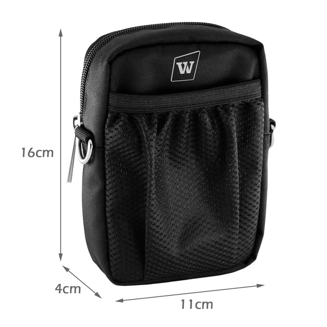 Alt view image 3 of 7 - Voice Amplifier Carrying Case, Protective Travel Storage Bag | with Mesh Pocket, Zipper & Carabiner, Compatible with WinBridge WB001, WB002, WB005, WB006, WB007, WB008, WB009 Voice Amp