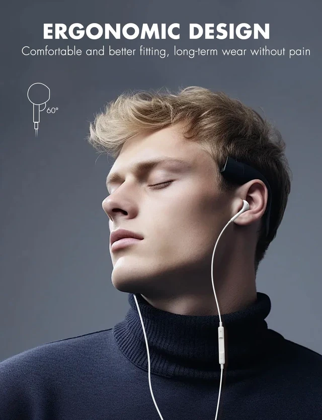 Alt view image 3 of 7 - USB C Headphones, Ultra Clear Calls & no Noise Earbuds Wired for iPhone 16/15 USBC Headphones,Compatible with iPhone/Android/Galaxy/iPad2 Pack