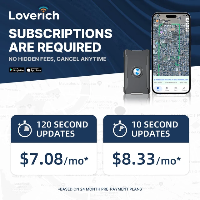 Alt view image 4 of 7 - GPS Tracker for Vehicles, Magnetic Waterproof 4G Car Tracker Hidden, Long Battery, Tracking Devices for Cars, Trucks, Trailers, Motorcycle, RV, Geo-Fence, Global Tracking. Subscription Required