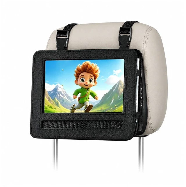 Main image of DVD Player Headrest Mount Holder | Car Back seat Headrest Holder for Swivel & Flip Portable DVD Player, Suitable for POFOTO 7.5 inch Player