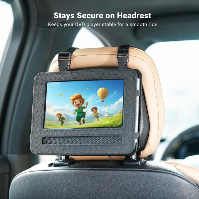 Alt view image 2 of 7 - DVD Player Headrest Mount Holder | Car Back seat Headrest Holder for Swivel & Flip Portable DVD Player, Suitable for POFOTO 7.5 inch Player