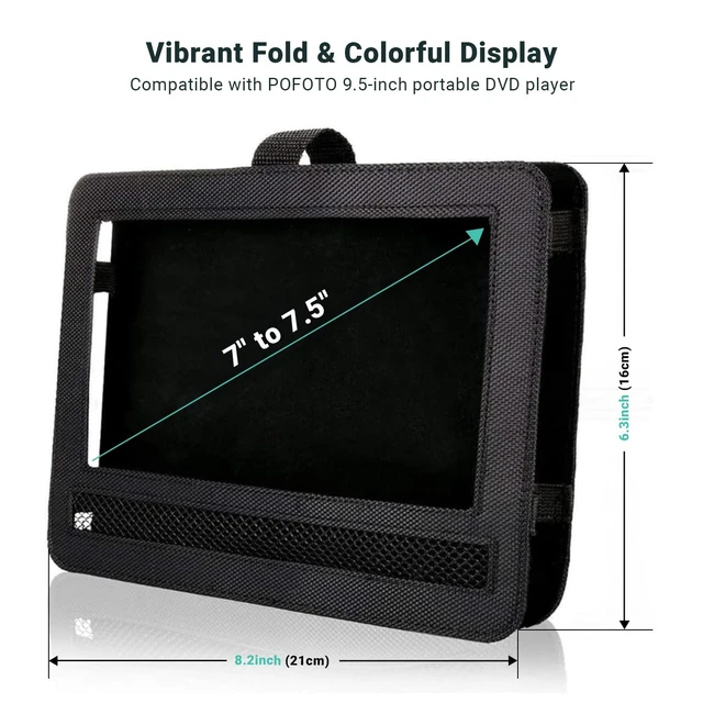Alt view image 5 of 7 - DVD Player Headrest Mount Holder | Car Back seat Headrest Holder for Swivel & Flip Portable DVD Player, Suitable for POFOTO 7.5 inch Player