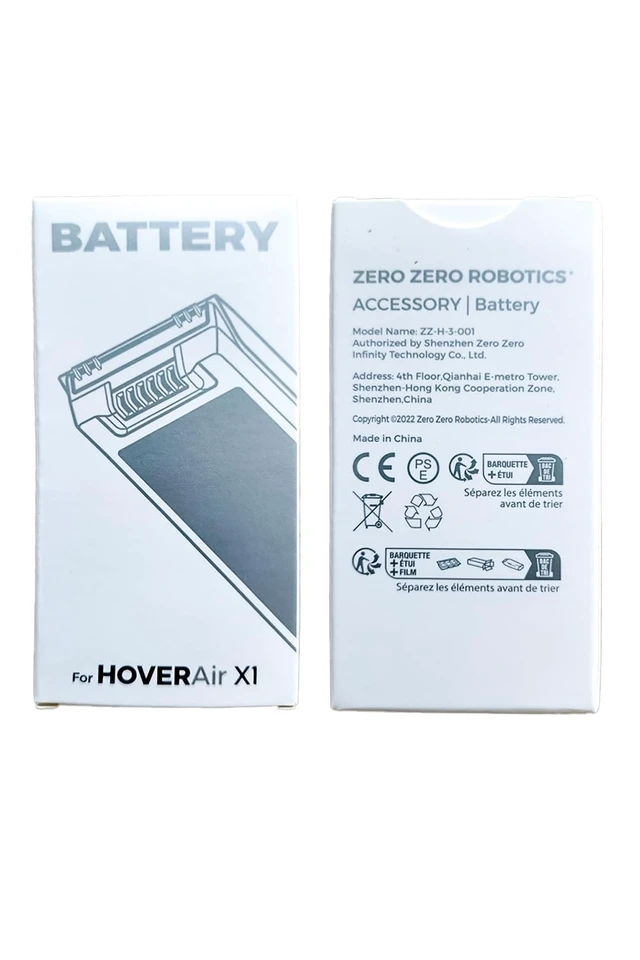 Alt view image 7 of 7 - HOVERAir Batteries Accessory X1 White