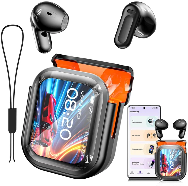 Main image of NE20 Translation Earbuds,Bluetooth 5.4 Earphones LED Display 135 Language Translator Earphones, 4in1 Translating Device, Suitable for Office, Sports, Study and Audio Calls