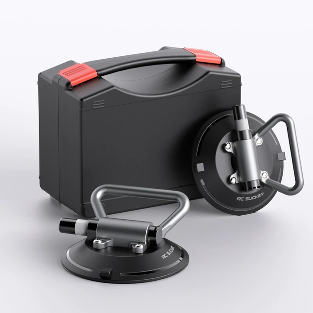 Main image of 6" HeavyDuty Vacuum Suction Cup - Glass Suckers Lifters with Plastic Box
140 LBS loadbearing, works on glass, tile, marble, granite, sheet metal, car windshield for moving & installation jobs.