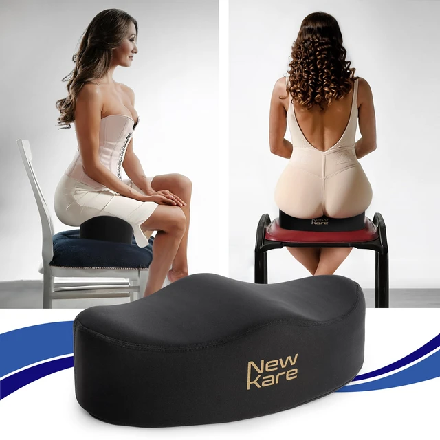 Alt view image 2 of 7 - Pillow After Surgery for Sitting Brazilian Butt Lift Recovery Kit with Lipo Foam, Abdominal Board, Lumbar Molder & Female Urinal Post BBL Sitting Cushion for Chair & Car