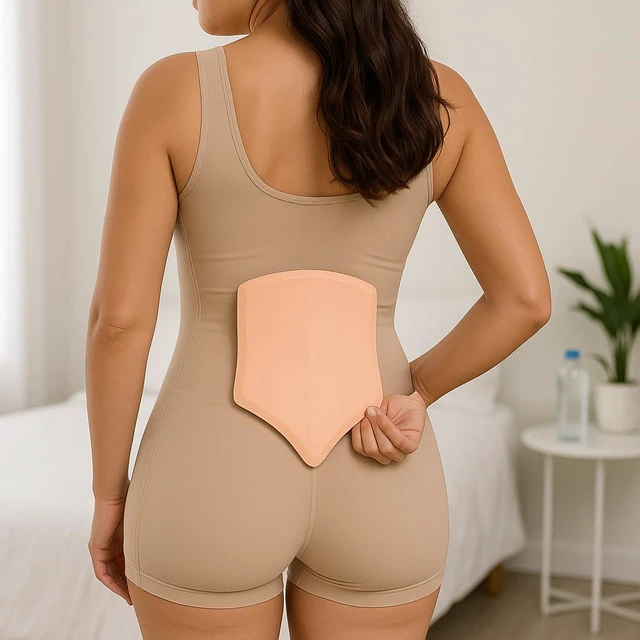 Alt view image 7 of 7 - Pillow After Surgery for Sitting Brazilian Butt Lift Recovery Kit with Lipo Foam, Abdominal Board, Lumbar Molder & Female Urinal Post BBL Sitting Cushion for Chair & Car