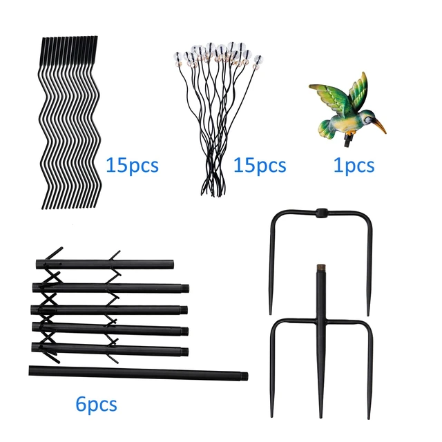 Alt view image 6 of 7 - 7.2FT Tall Wine Bottle Trees Stand for Garden Decorative, Rustproof Metal Bottle Tree Holder, Holds Up to 15 Bottles (Black)