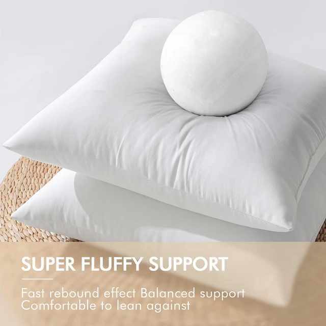 Alt view image 5 of 7 - MIULEE 18x18 Inch Outdoor Pillow Inserts, Pack of 4 Waterproof Pillows