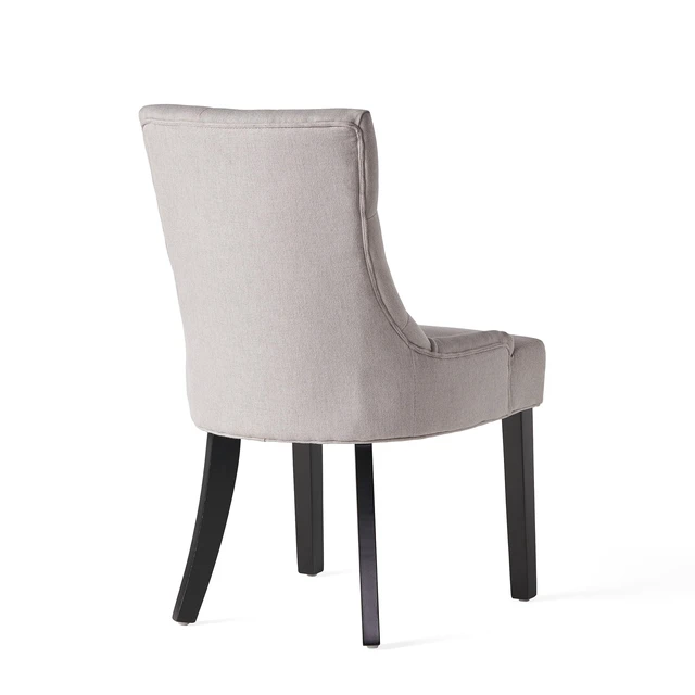 Alt view image 4 of 7 - Knight Home Hayden Fabric Dining Chairs, 2-Pcs Set,Polyester, Light Grey