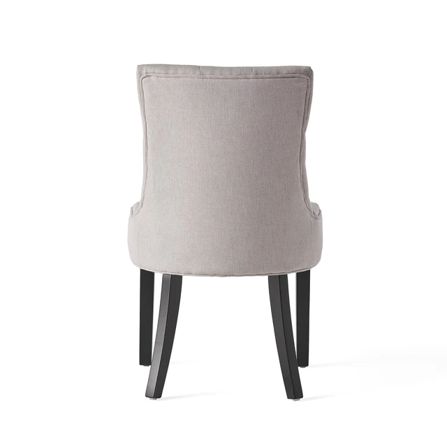 Alt view image 7 of 7 - Knight Home Hayden Fabric Dining Chairs, 2-Pcs Set,Polyester, Light Grey