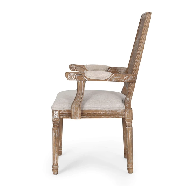 Alt view image 6 of 6 - Knight Home Maria DINING CHAIR SETS, Wood, Beige + Natural