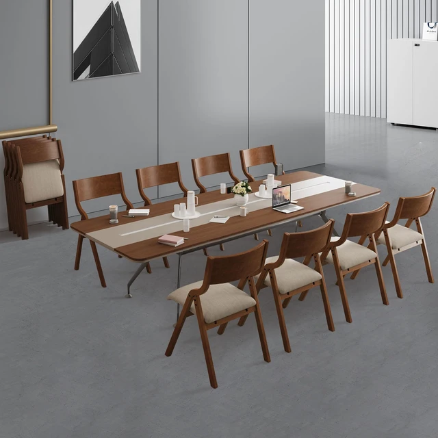 Alt view image 7 of 7 - Cast Upholstered Folding Chairs Set of 2,with Padded Seat,Wooden Portable Dining Chairs W/Ergonomically Designed Back and Cushion,Easy Carry,No Need to Install,for Kitchen,Office,Walnut